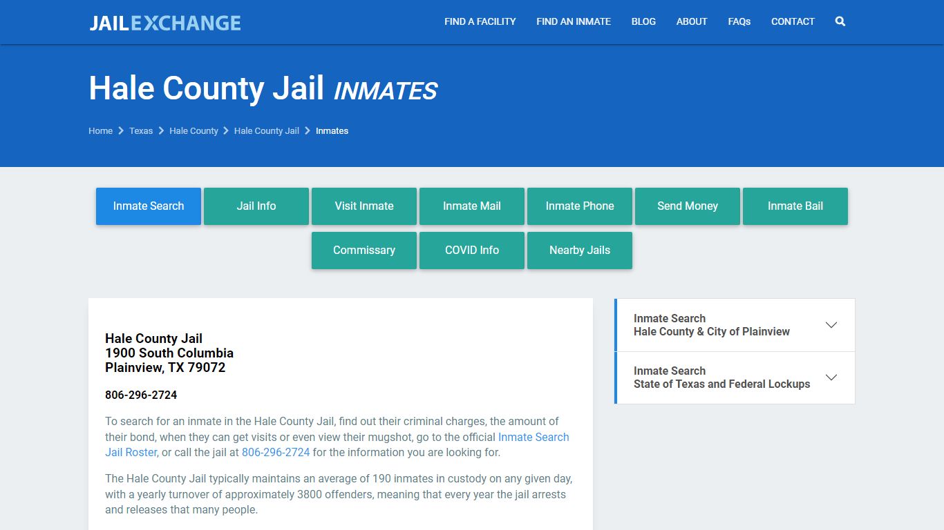 Hale County Jail Inmates | Arrests | Mugshots | TX